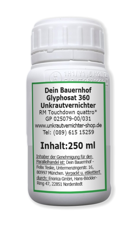 Unkrautvernichter ohne Sachkunde mit Glyphosat